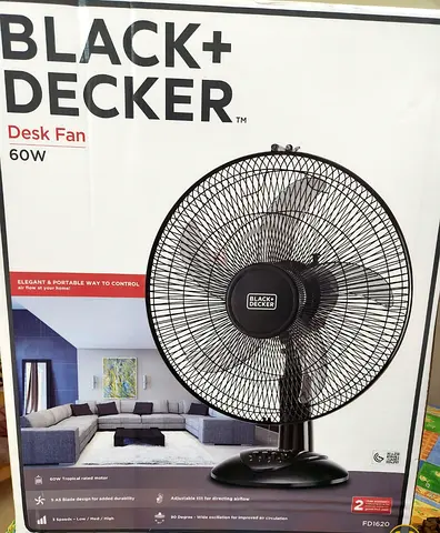 Black+Decker 60W Desk Fan