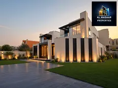 Modern design villa on a corner lot with two street frontages, 5000 sq ft plot, at a special price, 