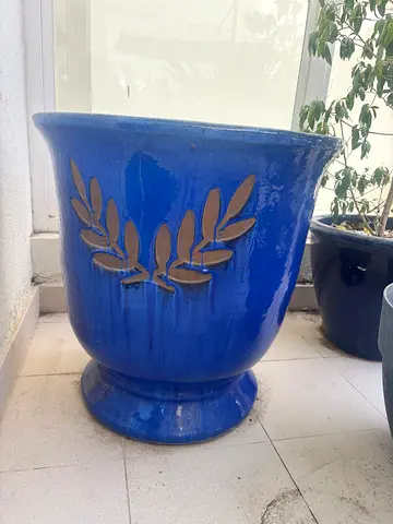 **Large Glazed Ceramic Planter – 60cm x 60cm**