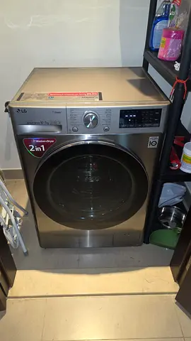 Lg Steam washing machine with dryer 10kg +7kg almost new