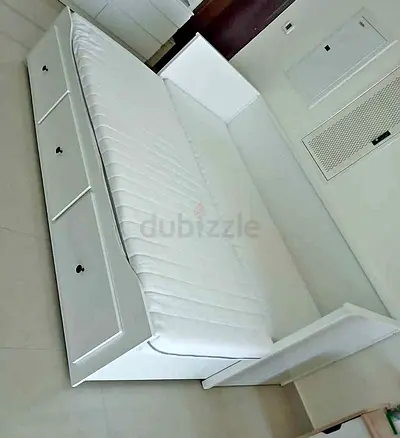 IKEA Hamnes day bed with 2 mattress and 3store drawers underneath is available