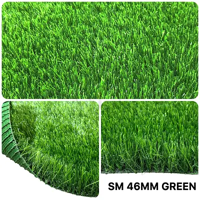Artificial Grass Turf Roll - 46mm Lush Green (SM 46MM)