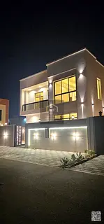 Super Deluxe Modern 5-Master Bedroom Corner Villa with Stone Facade for Sale in Al Yasmeen Garden, A