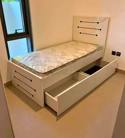 Brand New Single Bed with 2 Storage New For Sale