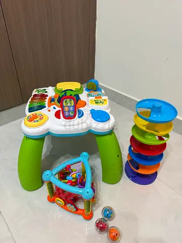 Leap Frog Activity Table, Ball Tower and ELC infant activity triangle