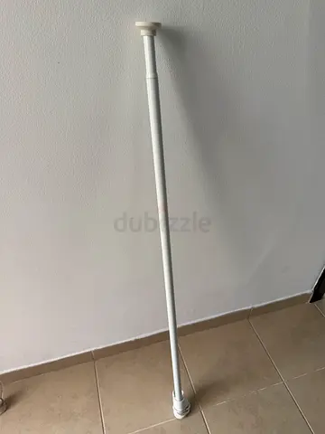 IKEA shower curtain rod + rings