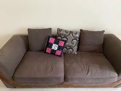 Sofa with cushions