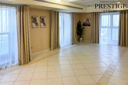 3BR | Sea View | Unfurnished | Vacant | High Floor