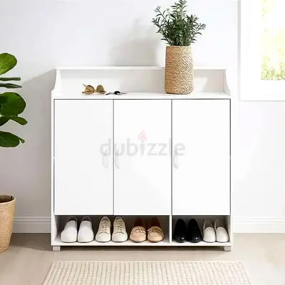 (MOVING OUT SALE, HALF PRICE FOR AED 429 ONLY) Pan Home Ubesgoo White Shoe Rack 21 Pairs