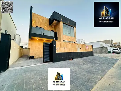 فيلا مودرن تشطيب فاخر مكيف مركزي السعر شامل رسوم التسجيل و التمليك و رسوم توصيل الكهرباء و الماء خلف بوليفارد مول الزاهية عجمان