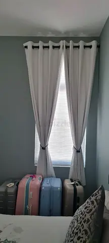Next white curtains. Like new