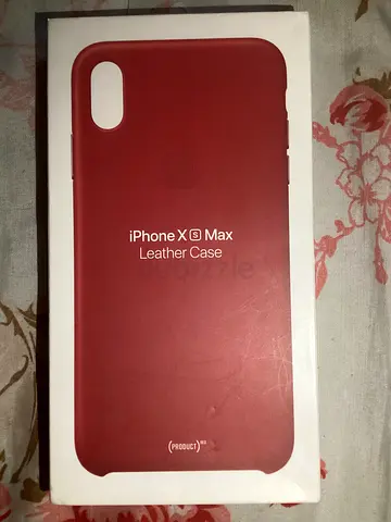 Apple iPhone XS Max Leather Case (Red) For Sale !!!!!
