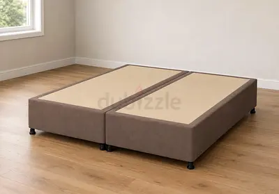 Home centre Pair of upholstered divan/bed bases (queen) in good condition