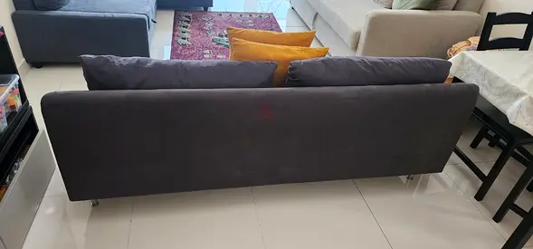 Gray 3-seater Sofa in Good Condition - Clean and Comfortable