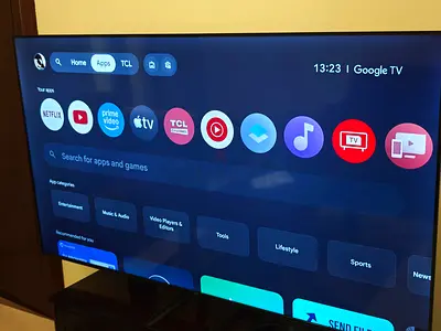TCL 65-inch Smart LED TV with Google TV - Flawless Condition
