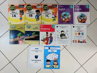 Year 1 books for only 200 DHS - Complete set - First owner
