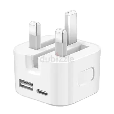Fast Charging USB-A and USB-C Wall Adapter