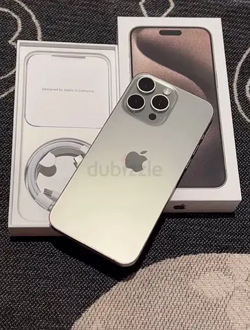 iPhone 15 Pro Max 256GB Natural Titanium - With Box