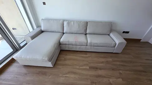 IKEA Kivik L shape Sofa Beige Excellent condition