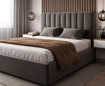 Modern Dezine Luxury Queen size 160x200 Bed with Madical Matress Available