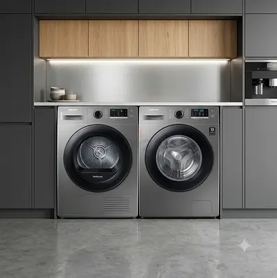 Samsung Latest Model Washer & Dryer Pair – 8kg + 8kg | Premium Quality