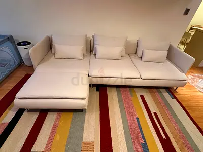 IKEA Soderhamn L Shape Sofa Beige Excellent condition