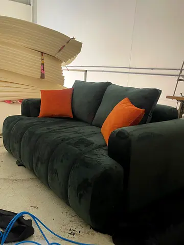 Luxury Living Room Fabric Sofa | Custom Made