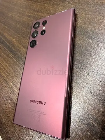 Samsung S22 ultra 256GB Burgundy color
