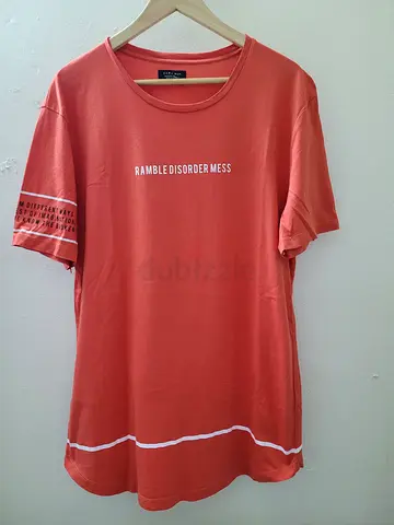 Zara Man Orange Mens Shirt (XL Size)
