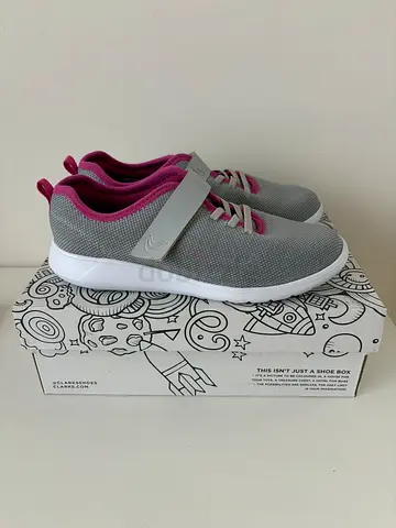 Clark’s Grey and Pink Trainers BRAND NEW
