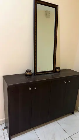 Shoe Rack / Cabinet with Tall Mirror from Home Center