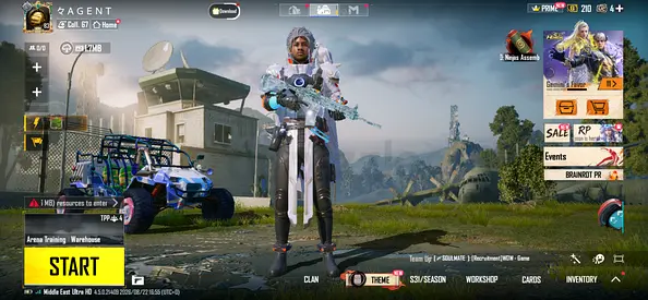 PUBG ACCOUNT M416 GLACIER + AKM COMBO ( FACE TO FACE DEAL ❤️)