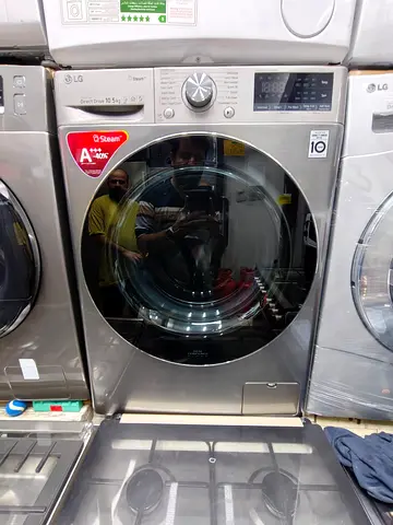 LG latest model Direct drive 10.5 kg washer 1400 rpm speed for spin freestanding