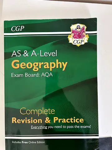 AS & A-Level Geography Complete Revision & Practice (AQA) - Complete Guide
