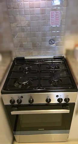 Siemens Gas Cooker 60x60cm - 4 Burner Flame Safety