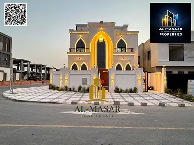 Villa in Al Helio 1, Ajman: Two floors plus a roof, 7 master bedrooms; freehold ownership available for all nationalities.