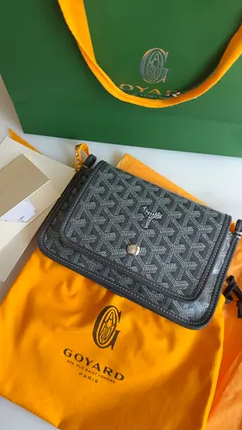 Goyard St. Louis Small Black/Gray Coated Canvas Shoulder Bag