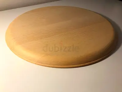 New Round Wooden Serving Board - Unused