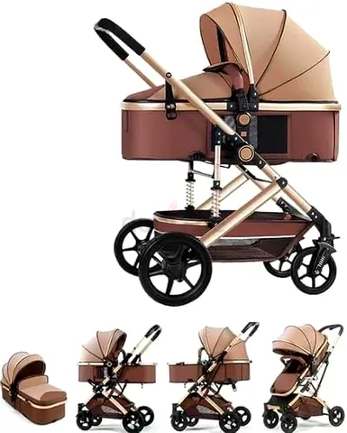 Convertible 3-in-1 Baby Stroller with Bassinet and Seat - Good Condition