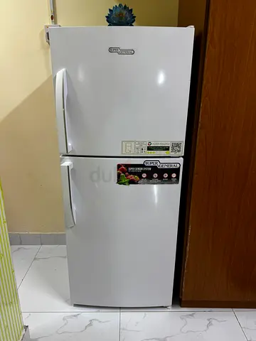SUPER GENERAL White Double-Door Refrigerator – Good Working Condition
