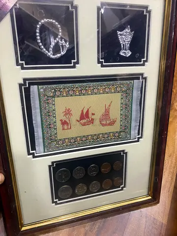 Silver frame 39cm height