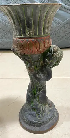 Antique vase-23cm height-2.2KG weight
