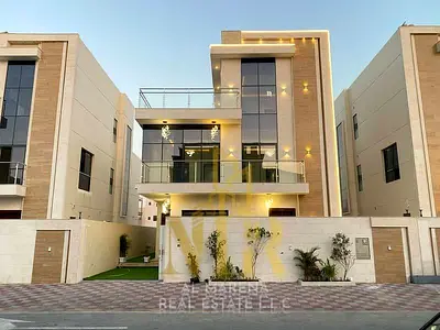 Luxury villa for sale in Al Zahia – Ajman | 6 master bedrooms | Separate majlis | Two floors and a