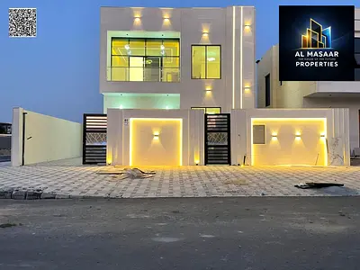Villa for sale in Ajman | Al Helio 2 area | 3 bedrooms, majlis, hall and maid's room | Freehold ownership for all nationalities | Price includes regis