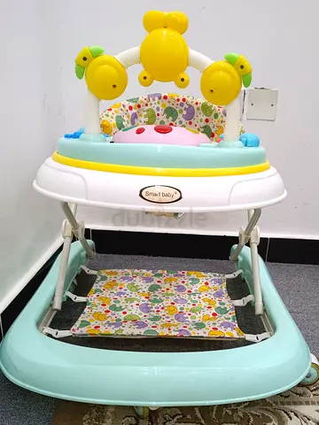 Smart Baby Lightweight Baby Walker with Toy Bar - Foldable