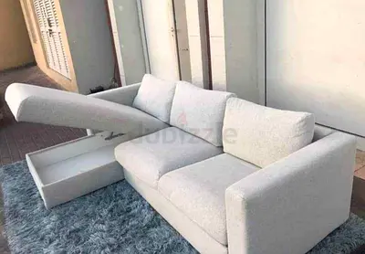 Perfect condition IKEA vimle l'shape sofa with storage space Beige Color