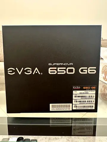 EVGA SuperNOVA 650 G6 650W Gold Fully Modular PSU - Boxed