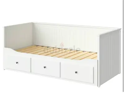 Ikea Like New Hemnes Daybed with 3 Drawers - Single/Small Double Frame