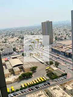 For Annual Rent in Ajman – Al Nuaimiya 3 | City Tower | Fully Furnished 1-Bedroom Apartment | Balc