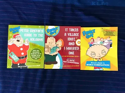 3 FAMILY GUY BOOKS